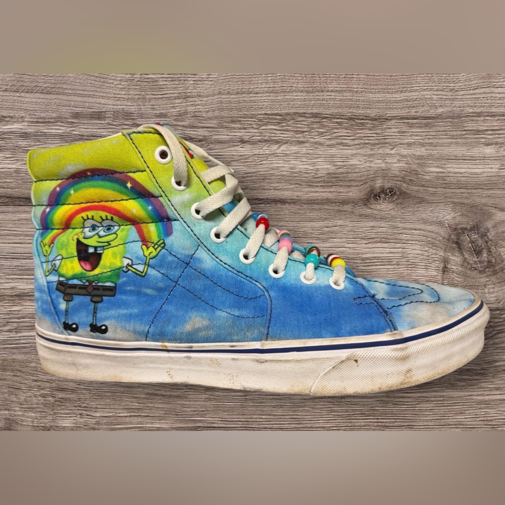 Vans Spongebob Squarepants X Sk8-Hi 38 Dx 'Imaginaaation' Sz 12